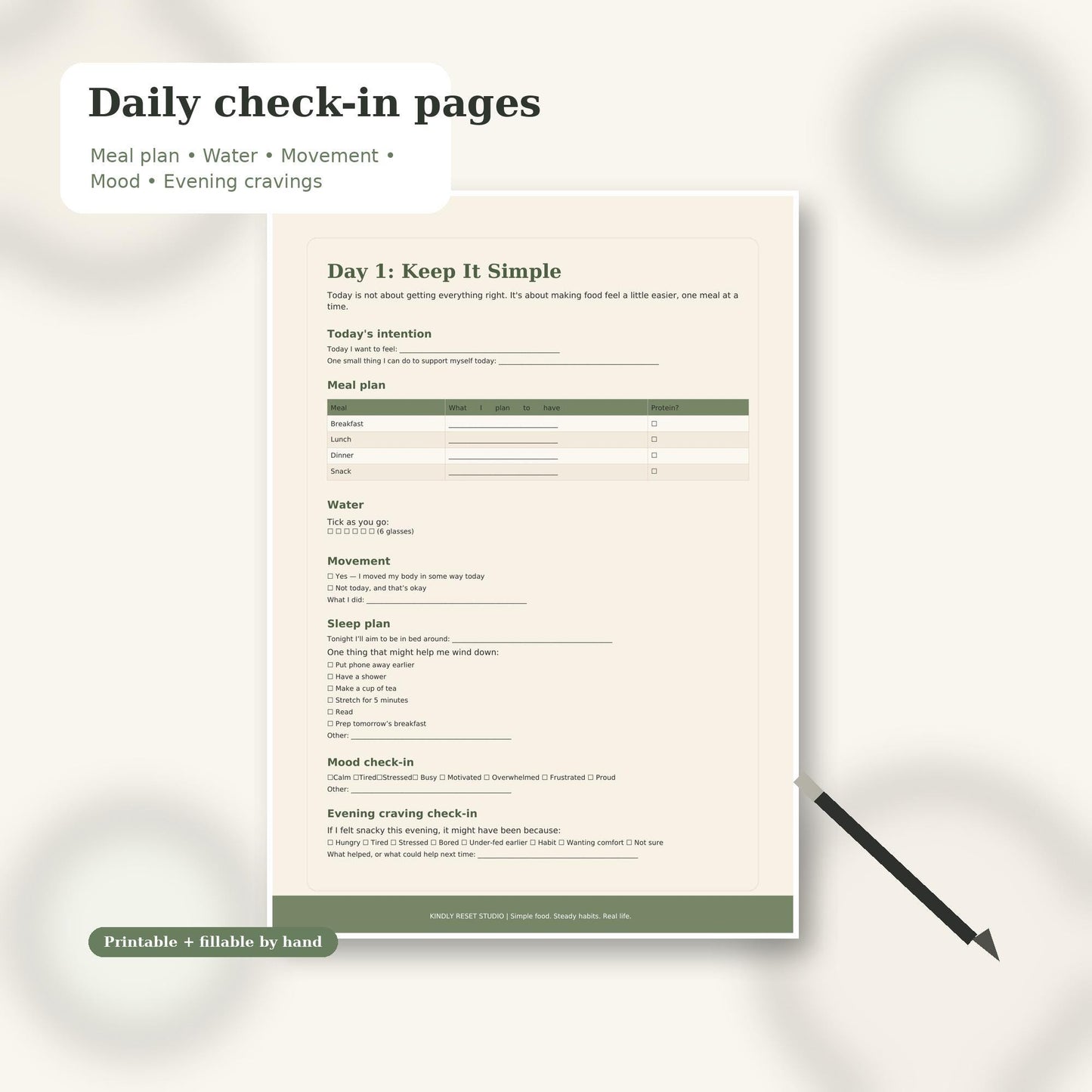 7-Day Budget Protein Reset Planner for Women 40+ (PDF Download)