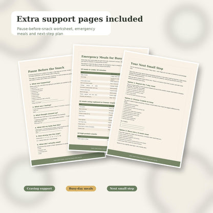 7-Day Budget Protein Reset Planner for Women 40+ (PDF Download)