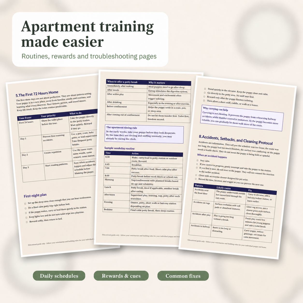 The Apartment Puppy Playbook (PDF Download)